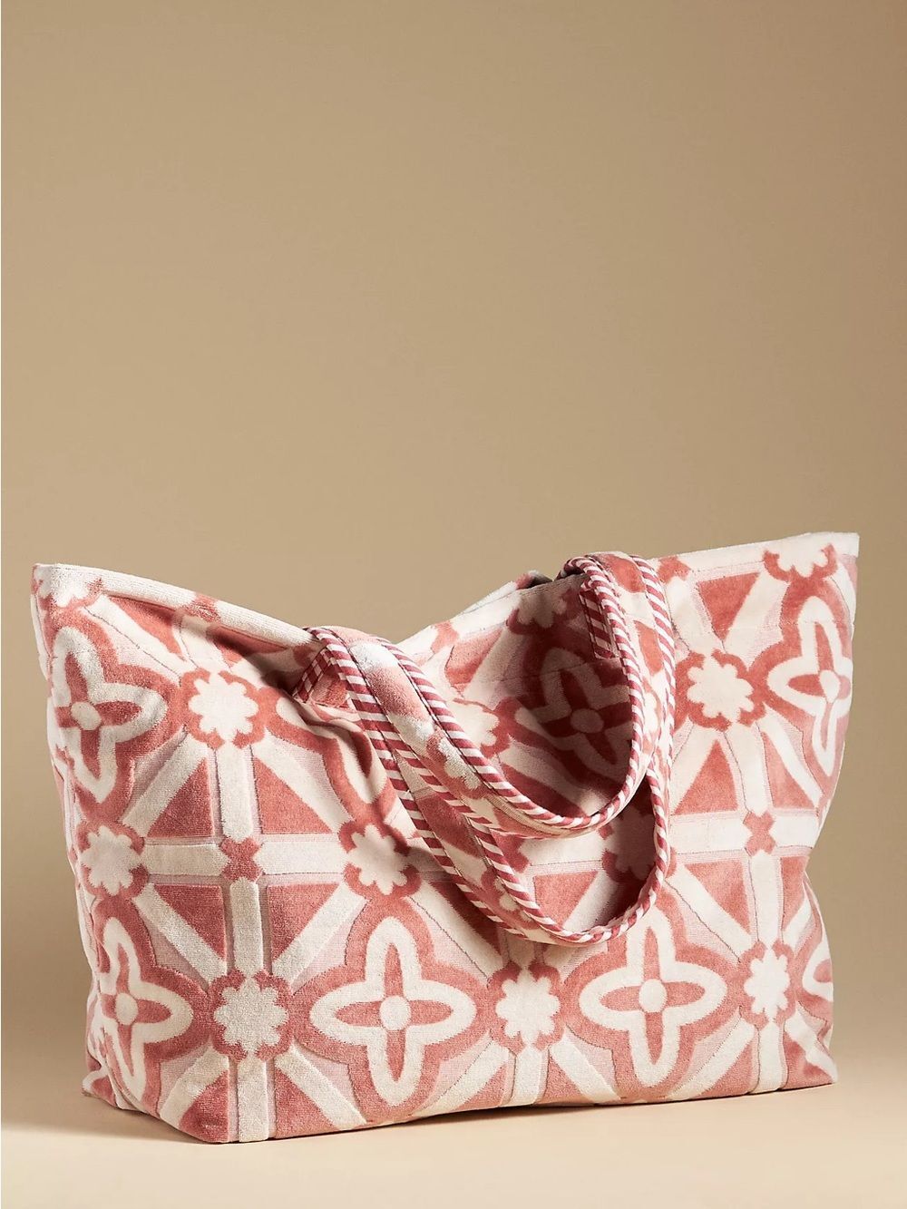 New Anthropologie Velvet Traveler Tote